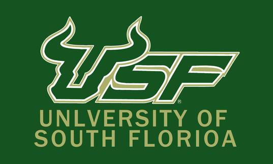University of south Florida Flag NCAA 3ft x 5ft Polyester Banner Flying 150* 90cm Custom flag sport helmet - flagsshop