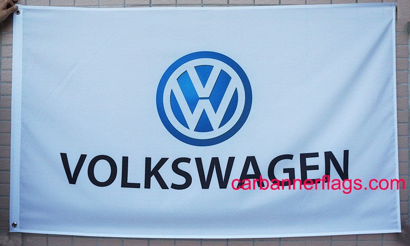 VW Volkswagen Flag-3x5 Banner-100% polyester - flagsshop