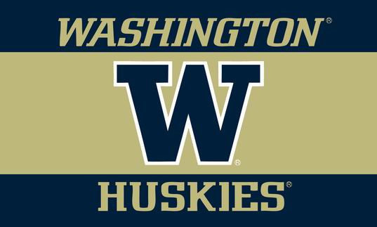 College University of Washington Huskies Flag UW Large 3FTX 5FT Size - flagsshop