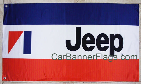 Willys Flag-3x5 FT Banner-100% polyester-2 Metal Grommets-overland quad willys ma willys mb - flagsshop