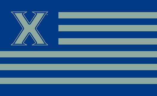 Xavier University Flag NCAA 3ft x 5ft Polyester Banner Flying 150* 90cm Custom flag sport helmet - flagsshop