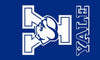 Yale Bulldogs Flag 3ft x 5ft Polyester NCAA Banner Yale Bulldogs Flying Size 90*150CM Custom flag - flagsshop