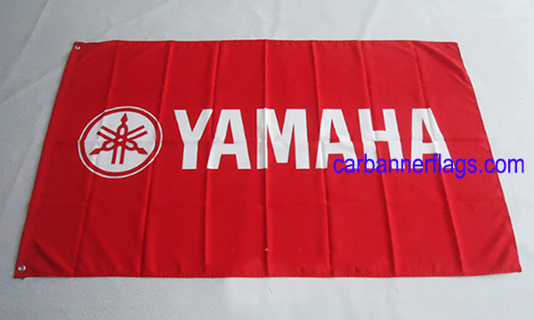 Yamaha Flag-3x5ft Banner-100% polyester-blue Yamaha Racing Flag - flagsshop