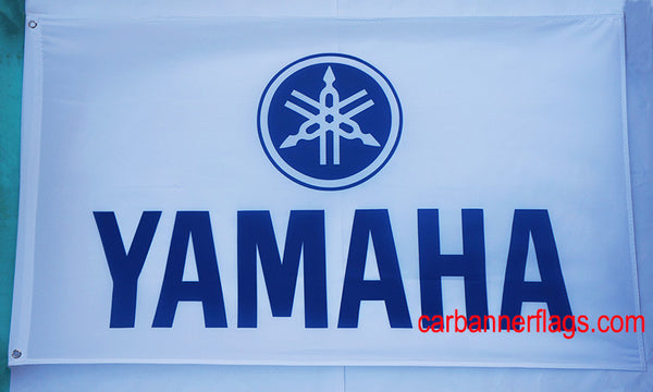 Yamaha Flag-3x5ft Banner-100% polyester-blue Yamaha Racing Flag - flagsshop