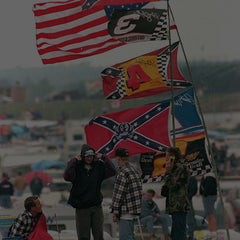 CAR FANS FLAG